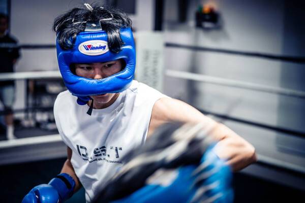 프로복서 경찰관 조여훈 경사가 복싱 훈련을 하고 있다. 경기남부경찰청 제공