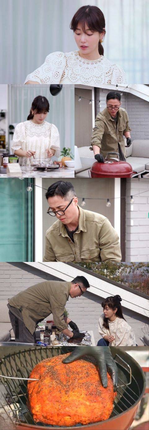 [서울=뉴시스] 13일 오후 8시 30분 방송되는 KBS 2TV 예능물 '신상출시 편스토랑'에서 배우 기은세와 친오빠가 역대급 홈파티 요리에 도전한다. (사진=KBS 2TV '신상출시 편스토랑' 제공) 2025.06.13. photo@newsis.com *재판매 및 DB 금지