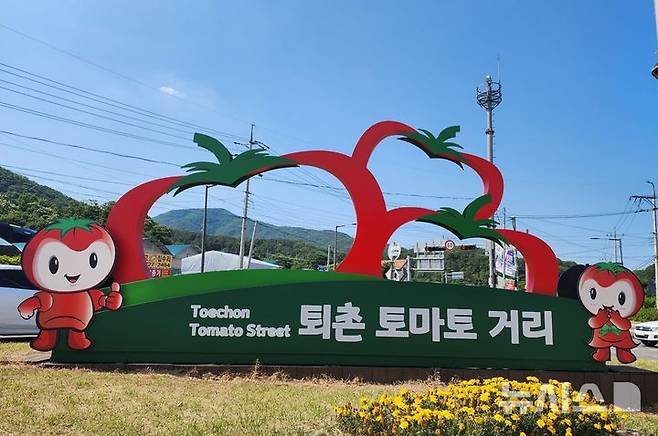 [경기광주=뉴시스] 광주시가 ‘퇴촌토마토거리’ 안내시설물을 설치했다 (사진=광주시 제공) 2025.06.13.photo@newsis.com