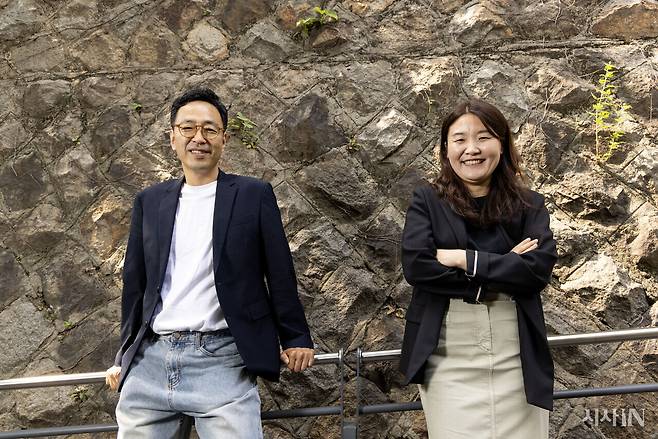 점프 창업자 이의헌씨와 은초롱 점프 대표(오른쪽). ⓒ시사IN 조남진