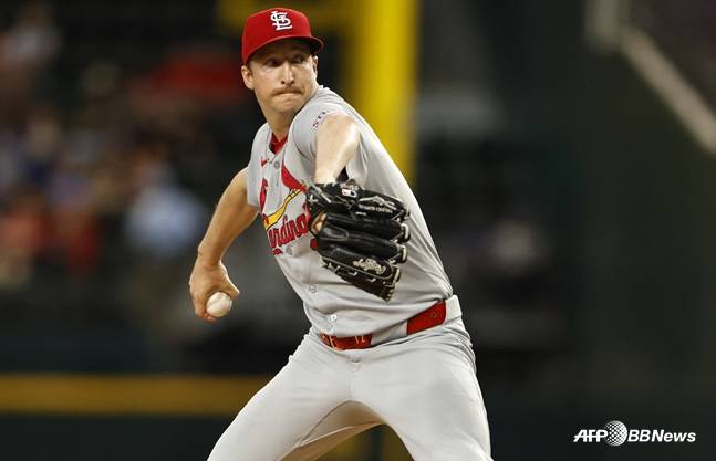 에릭 페디가 이번 시즌 세인트루이스에서 공을 던지는 모습. /AFPBBNews=뉴스1