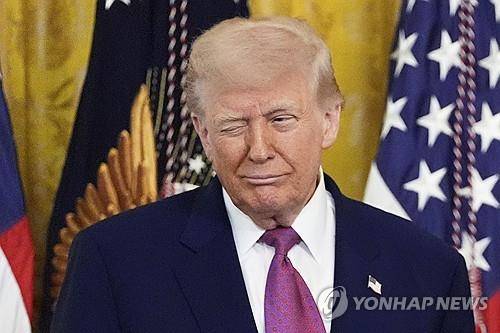 트럼프 미국 대통령 [워싱턴 AP=연합뉴스 재판매 및 DB금지]