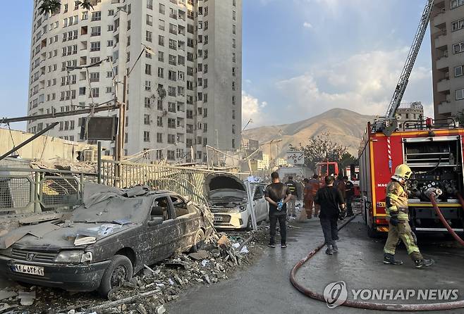 이스라엘, 이란 공습 [EPA=연합뉴스. 재판매 및 DB 금지]