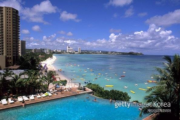 괌 투몬 바다 풍경. 게티이미지코리아.