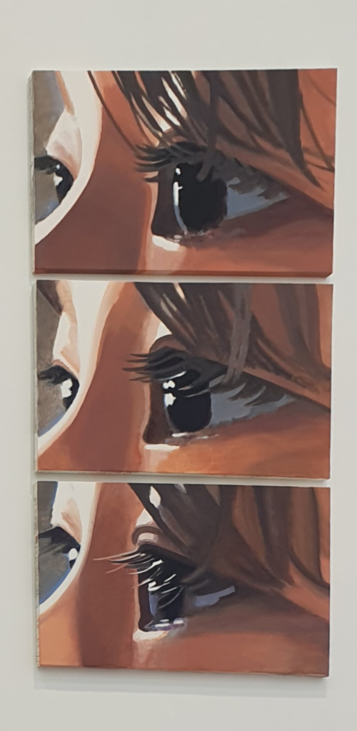 정이지 ‘Secco1’, ‘Secco2’, ‘Secco3’(각 60.4×91㎝, 위쪽부터). [김유태 기자]