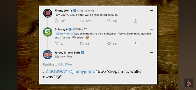 X에서 펼쳐진 원조 SUB‘S 논쟁. 사진 출처=저지 마이크스