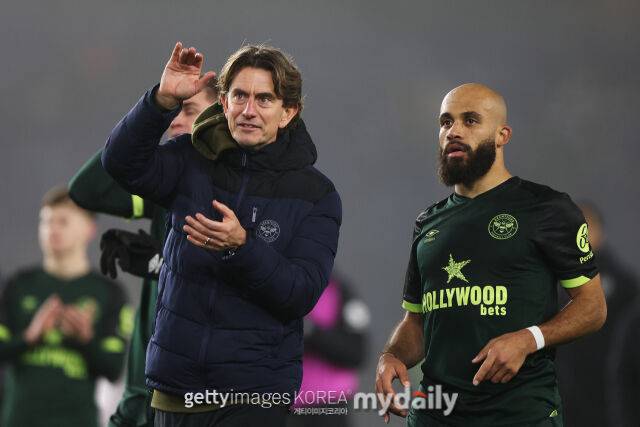 프랑크 감독과 음뵈모/게티이미지코리아