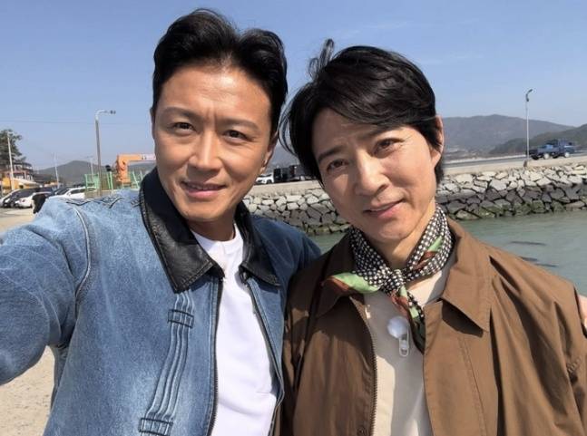 왼쪽부터 진태현, 차태현 /사진=진태현 SNS 캡처