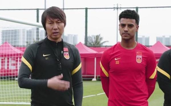 리 티에 전 중국 대표팀 감독(왼쪽). SNS