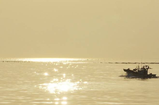 사량도 지리산 등반 여행에서 만난 경이로운 일출 풍경. 장보영 제공