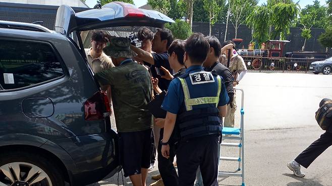 임진각 방문한 납북자가족모임 [납북자가족모임 제공]