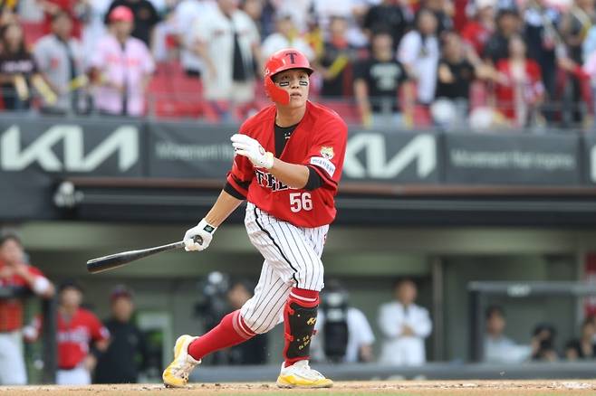 ▲타격하는 오선우 [KIA 타이거즈]