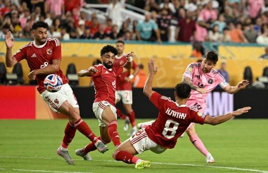 슈팅하는 리오넬 메시. 사진[AFP=연합뉴스]