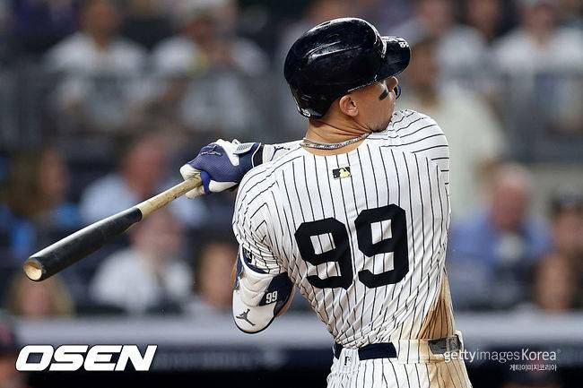 [사진] 뉴욕 양키스 애런 저지. ⓒGettyimages(무단전재 및 재배포 금지)