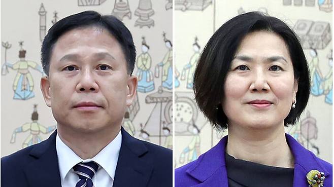 (왼쪽부터) 임웅순 2차장, 오현주 3차장