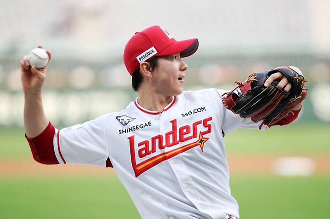 ▲ 박성한은 기록은 물론 타구질이나 타구 방향에서도 자신의 것을 찾아가고 있다 ⓒSSG랜더스