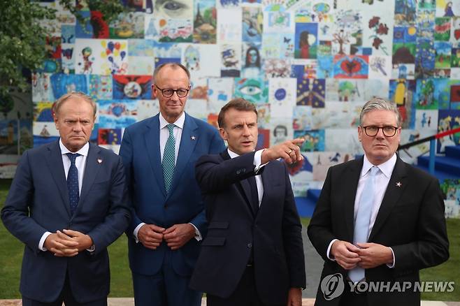 유럽 주요국 정상들 [EPA 연합뉴스 자료사진 재판매 및 DB 금지]