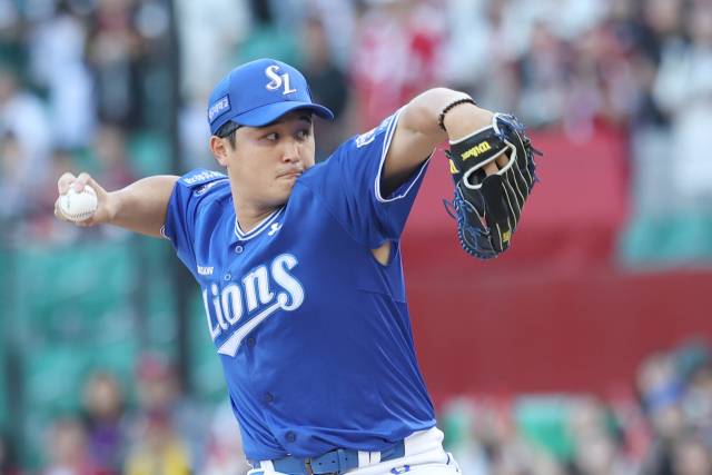 삼성 라이온즈의 최원태. 삼성 제공