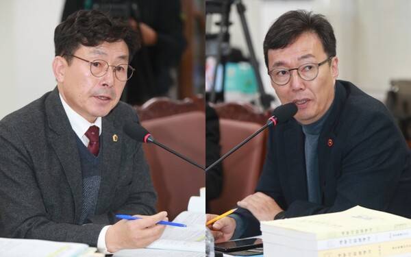 제주특별자치도의회 국민의힘 강상수-이남근 의원. ⓒ제주의소리 자료사진