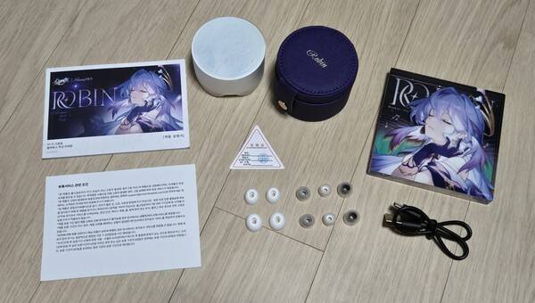 - 붕괴 스타레일 X 수월우 이어폰 구성품