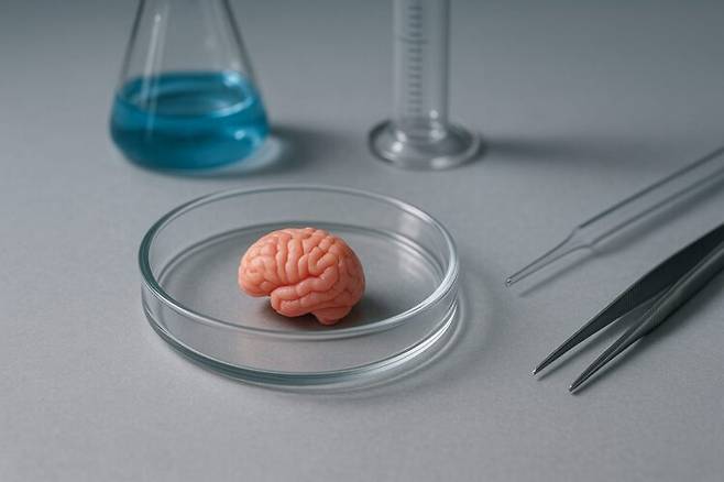 줄기세포를 인공 배양해 만드는 오가노이드를 개념적으로 표현한 이미지. [사진=AI 이용해 생성]