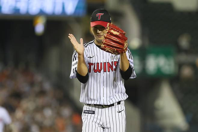 LG 이정용이 17일 전역 후 18일 팀으로 복귀한다. 사진 | LG 트윈스