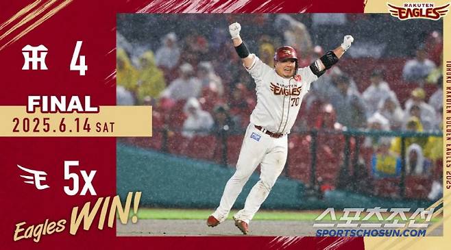 사진캡처=라쿠텐 이글스 SNS