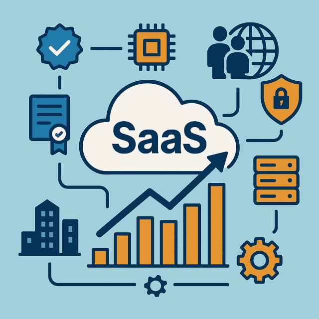 정부가 국내 SaaS 개발·지원에 속도를 내고 있다. (사진=챗GPT 제작)
