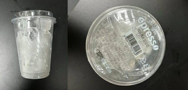 회수 대상이 된 이프레소 얼음컵. (사진=식품안전나라)