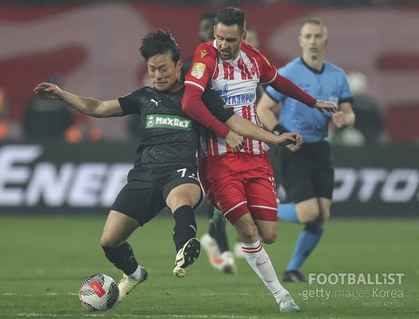 고영준(왼쪽, 파르티잔베오그라드). 게티이미지코리아