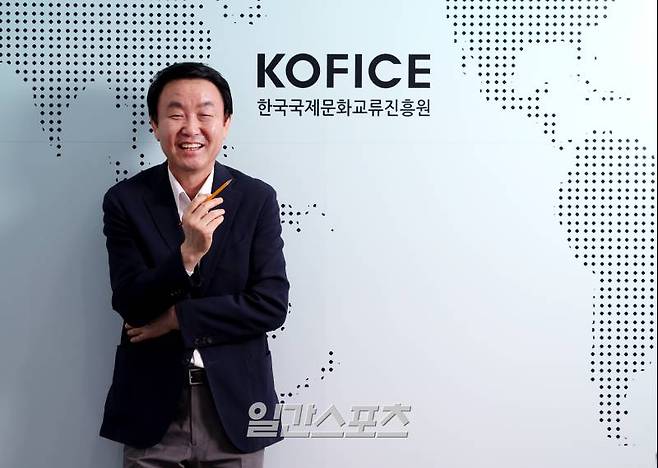 [K포럼] 박창식 원장이 9일 오후 서울 상암동 한국국제문화교류진흥원에서 일간스포츠와 인터뷰를 하고 있다. 김민규 기자 mgkim1@edaily.co.kr /2025.06.09/