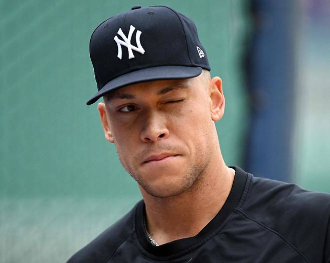 <yonhap photo-2145="">보스턴 원정 3연전에서 부진한 모습이었던 애런 저지. [AFP=연합뉴스]</yonhap>