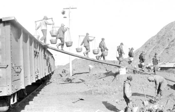 1960년대 탄광촌의 모습. [중앙포토]