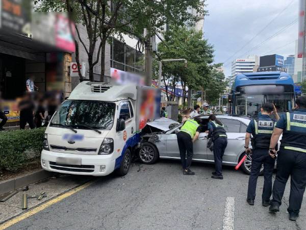 사고 현장. 부산 부산진경찰서 제공