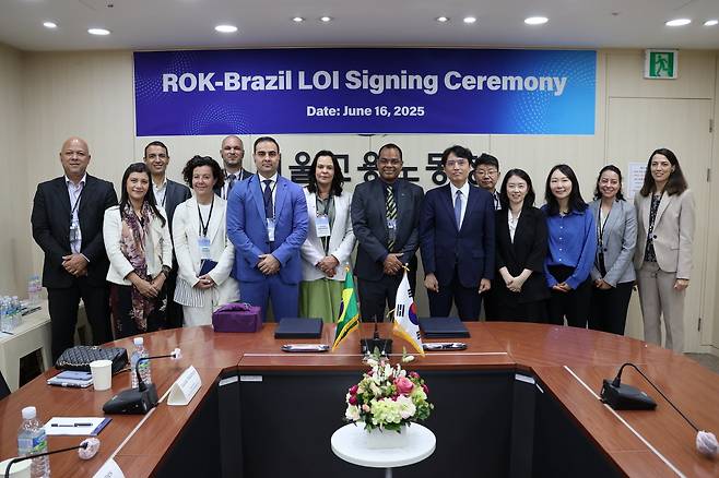 브라질 노동고용부(MTE) 고위급 대표단 [고용노동부 제공]