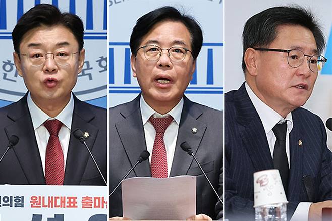 좌측부터 김성원, 송언석, 이헌승 의원. 연합뉴스