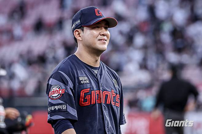 ▲ 올해 1군 캠프에 가지 못했던 김민성은 공수에서의 좋은 활약으로 자신의 필요성을 입증해냈다 ⓒ롯데자이언츠