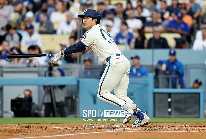 ▲ MLB.com에서 올스타전 후보로 추천할 정도로 김혜성의 올 시즌 활약은 많은 이들의 시선을 사로잡고 있다