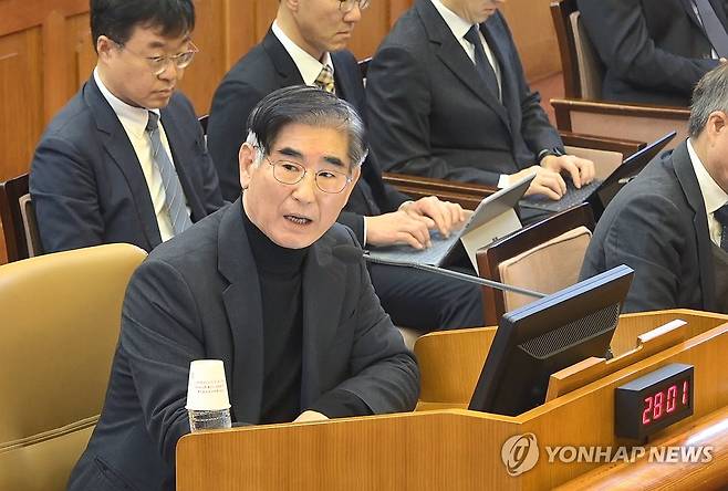 김용현 전 국방장관 [헌법재판소 제공. 재판매 및 DB 금지]