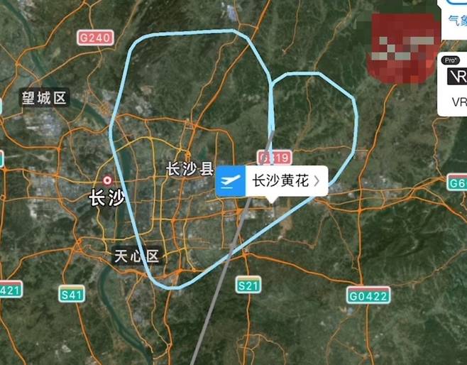 중국 오케이항공 보잉여객기 긴급 회항 [현대쾌보 캡처. 재판매 및 DB 금지]