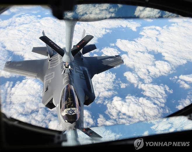 이스라엘군의 최신예 전투기 F-35 [EPA 연합뉴스 자료사진. 재판매 및 DB 금지]