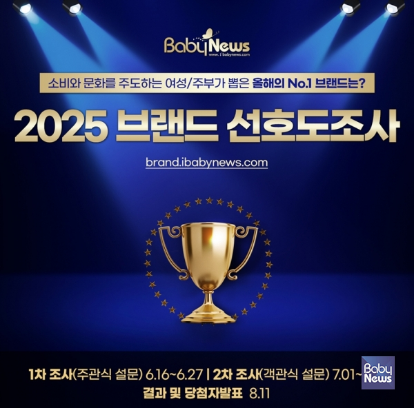 베이비뉴스(대표 최규삼)는 예비맘과 육아맘 등 가족 소비의 중심에 선 부모들이 가장 신뢰하고 선호하는 브랜드를 선정하는 '올해의 브랜드 선호도' 조사를 실시한다. ⓒ베이비뉴스
