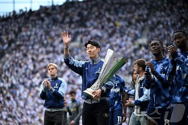 토트넘 홋스퍼의 손민 ⓒ AFP=뉴스1