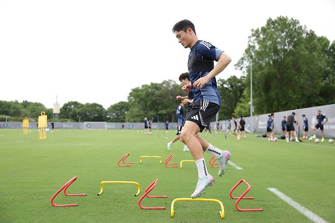 아트리움 헬스 퍼포먼스 파크(샬럿, 미국)/ 2025 피파 클럽월드컵/ 울산HDFC/ 훈련/ 울산 엄원상/ 사진 김정수