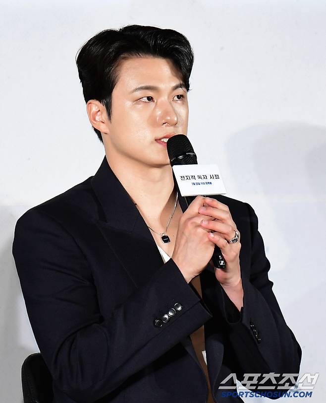 17일 롯데시네마 건대입구에서 영화 '전지적 독자 시점' 제작보고회가 열렸다. 인사하는 배우 신승호. 자양동=송정헌 기자songs@sportschosun.com/2025.06.17/