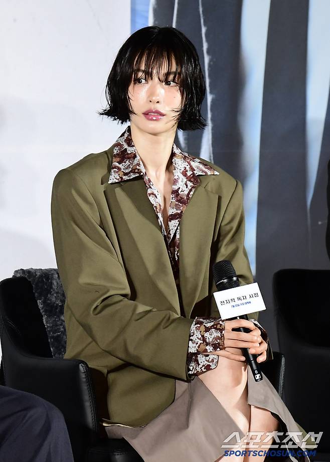 17일 롯데시네마 건대입구에서 영화 '전지적 독자 시점' 제작보고회가 열렸다. 인사하는 배우 나나. 자양동=송정헌 기자songs@sportschosun.com/2025.06.17/