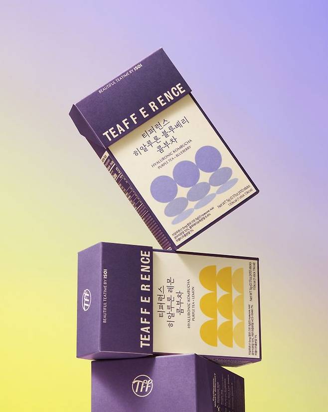 티퍼런스, 항산화에 히알루론산까지 더한 ‘히알루론 콤부차’ 2종 출시. ⓒ티퍼런스