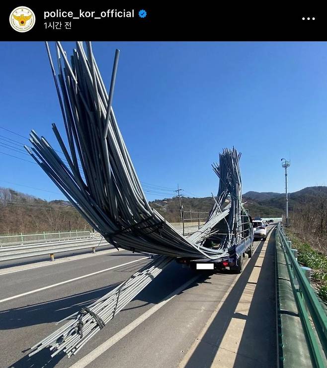 레전드 용달트럭.. 역대급 과적 적발...jpg