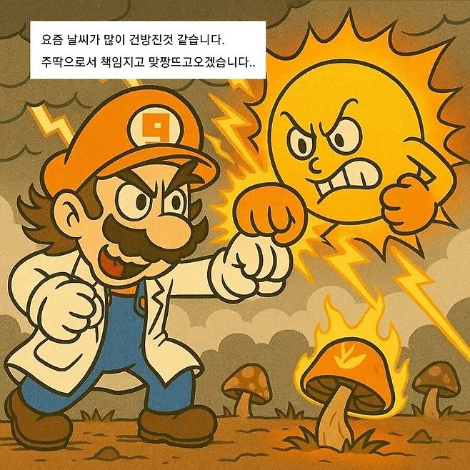 디시 버섯갤 vs 식물갤