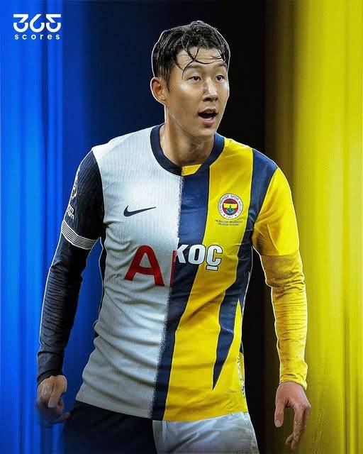 사진은 지난 16일 축구 콘텐츠 매체 365Score에서 게시한 페네르바체 유니폼을 입은 손흥민의 합성 사진. 사진=365Score